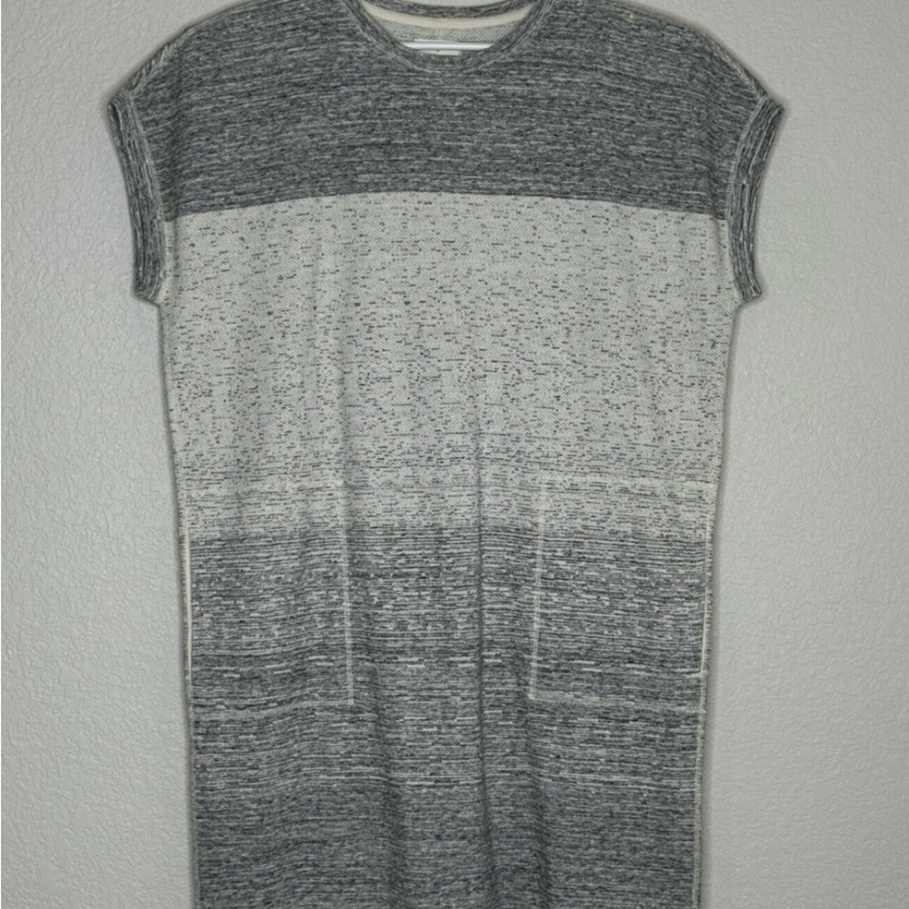 Billy Reid Gray Midi Dress with Modern Design